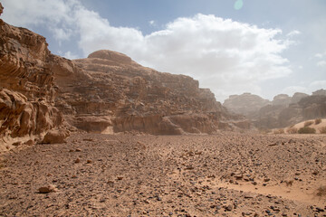 Rocks and Mountains in the Mountains of Jordan