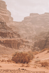 Rocks and Mountains in the Mountains of Jordan