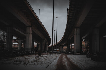 under the bridge