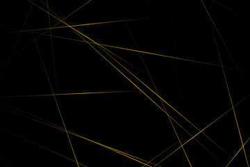 Abstract black with gold lines, triangles background modern design. Vector illustration EPS 10.