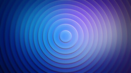 Abstract blue background with circles. Round shaped background.