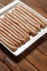 Somebody made a lot of fresh sausages.