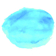Watercolor blue abstraction for text. Banner background. Vector.