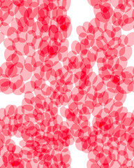 Hand drawn abstractive spots artwork, contemporary art composition, free spots background, chaotic blobs backdrop, red chaotic shapes