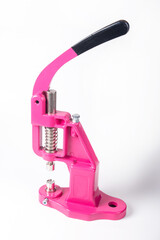 press for installing metal buttons. Textile Tool