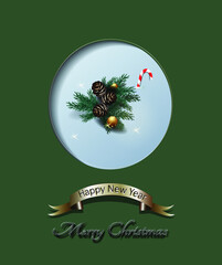 vintage christmas card