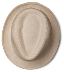 Art accessory hat. Man and woman dress