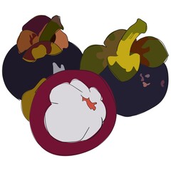 Mangosteens Queen of fruits