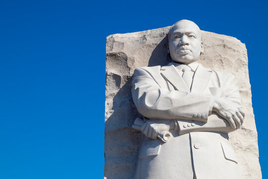 Washington DC – April 4, 2019: Martin Luther King Jr. Memorial is located in West Potomac Park Washington DC