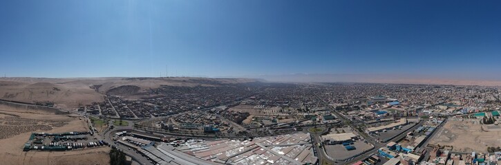 Obraz premium Panoramica Tacna, ciudad de Tacna Perú