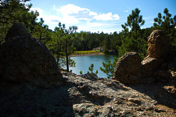 lake in the mountains