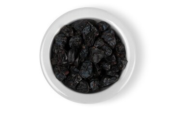 Asian colorful spices in white ceramic plate