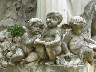 Naklejka premium statue of angel