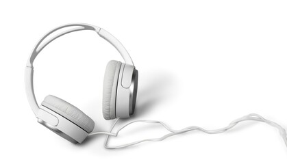 Modern colored sound stereo headphones