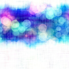 Seamless seventies tie dye stripe bokeh texture. Hippie summer wavy striped repeat background with ink dyed effect.