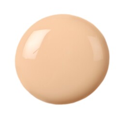 Colorful glitter nail polish spilled