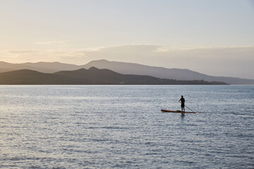 Fototapeta premium Sunset on a Lake