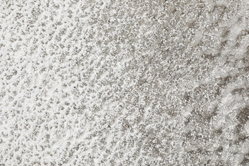 Crystallized layer of frost texture