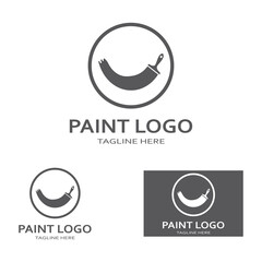 Paint Logo Template vector icon illustration design