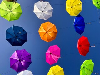 Colourful Umbrellas 