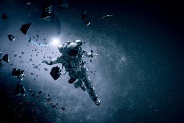 Astronaut on the other planet © Sergey Nivens