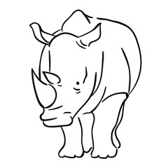 Design vector oneline drawing art of animals easy 