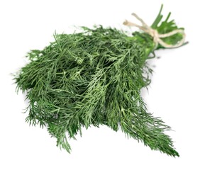 Fresh green bunch herbs collection