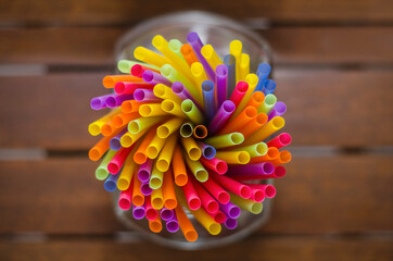 colorful straws