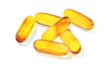 Cod liver oil Omega 3 capsules
