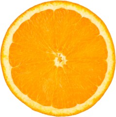 Slice of Orange fruit. Health sweet food