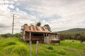 Abandoned settler's house in outback Australia