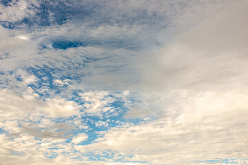 blue sky with clouds