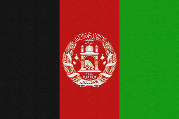 Illustration of the national flag of Afghanistan