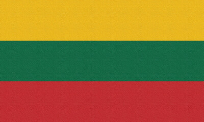 Illustration of the national flag of Lithuania