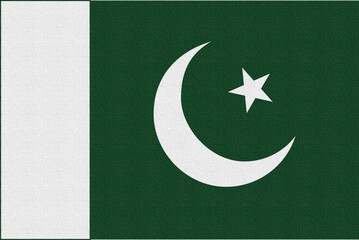 Illustration of the national flag of Pakistan