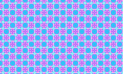 Modern geometry kaleidoscope wavy seamless tartan background pattern  