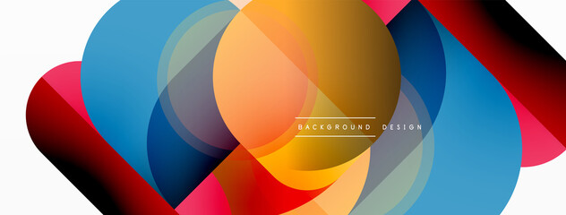 Geometrical minimal wallpaper. Geometric shapes. Vector illustration for wallpaper banner background or landing page