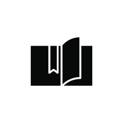 Book, Read, Library, Study Solid Icon, Vector, Illustration, Logo Template. Suitable For Many Purposes.