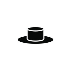 Hat, Accessory, Fashion Solid Icon, Vector, Illustration, Logo Template. Suitable For Many Purposes.