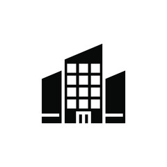 City, Town, Urban Solid Icon, Vector, Illustration, Logo Template. Suitable For Many Purposes.