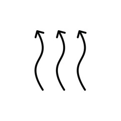 Wind, Air Solid Icon, Vector, Illustration, Logo Template. Suitable For Many Purposes.