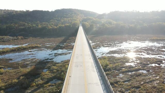 Tilt Up View of the Norman Wood Bridge on Pennsylvania Route 372 over the Susquehanna River.
Shot on DJI Mavic Air 2 in 4K, color is D-Cinelike. (S-LOG Equivalent for Mavic)
Shot in 59.94 fps.