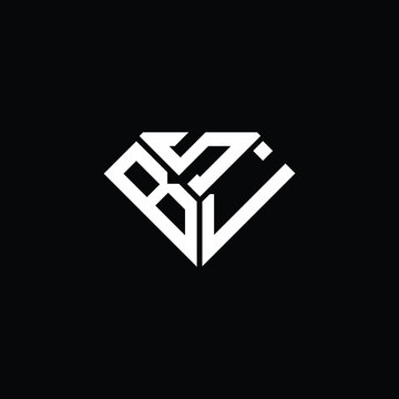 BSJ letter logo creative design. BSJ unique design