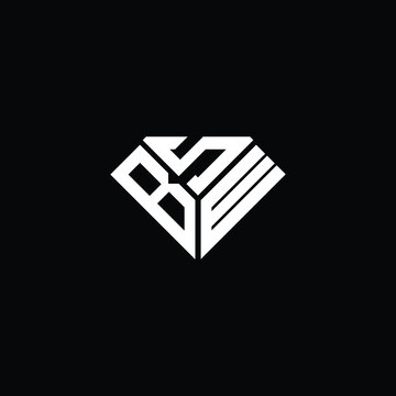 BSW letter logo creative design. BSW unique design