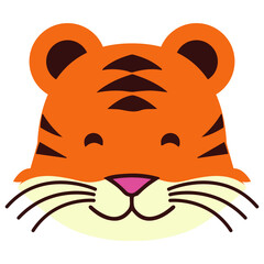 tiger drawing for the kids, painting of baby tiger, wildlife or wild animal, the sign of power and danger