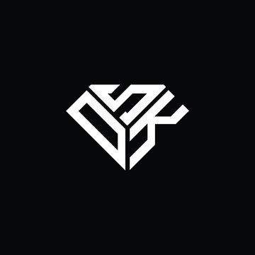 DSK letter logo creative design. DSK unique design