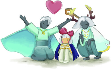 children of the sky cots 빛의 아이들 게임 일러스트