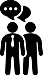 people talking icon