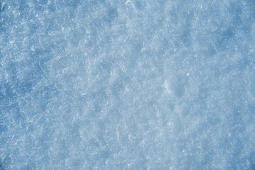 Fresh snow background texture. Winter background with big beautiful snowflakes.