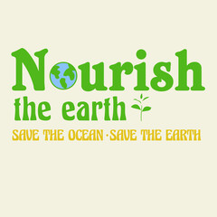 Fototapeta premium NATURE AND EARTH VECTOR GRAPHIC